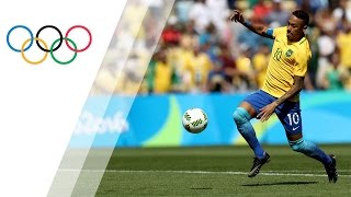 Neymar scores fastest goal in Olympic history  Rio 2016 Olympic Games [upl. by Lsil366]