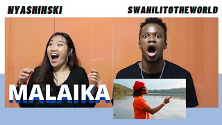 Nyashinski  Malaika  Reaction Video  Learn Swahili  Swahilitotheworld [upl. by Boyse]