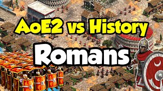 Romans  AoE2 vs History [upl. by Gerg]