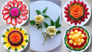 Excellent Chef Tells You How To Cut Vegetables And Fruits Beautifully And Elegantlyfruitcarving [upl. by Esinaej]