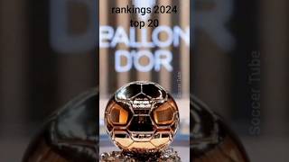 ballon dor rankings 2024 top 20 Antonio RüdigerErling Haalandfootball ballon dor rankings 2024 [upl. by Ainot]