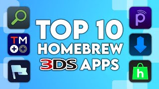 Top 10 Essential 3DS Homebrew Apps  Full Guide [upl. by Ano209]