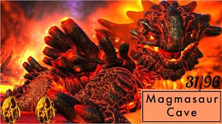 Magmasaur Egg location ARK Caballus  Magmasaur Cave  3196  ARK SURVIVAL EVOLVED [upl. by Posehn]