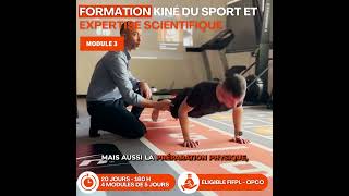 Formation Continue Kiné  Kiné du Sport et Expertise Scientifique [upl. by Vudimir816]