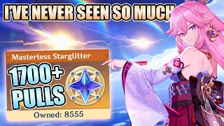 MY VIEWER SAVED 8500 STARGLITTER FOR C6 R5 YAE MIKO  Genshin Impact [upl. by Enitnelav325]