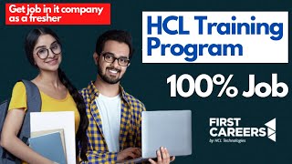 How to get job in it company HCL as a fresher in India  HCL Training Program after BCABSCBtech [upl. by Naro952]