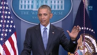 President Obama Holds his Final Press Conference [upl. by Zingale629]