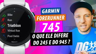 O NOVO Garmin FORERUNNER 745 [upl. by Aicinat]