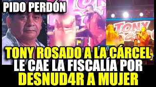 MIM DENUNCIA A TONY ROSADO X DESNUD4R A MUJER EN CONCIERTO Y ASÍ PIDIÓ PERDÓN EL CANTANTE [upl. by Adiahs819]