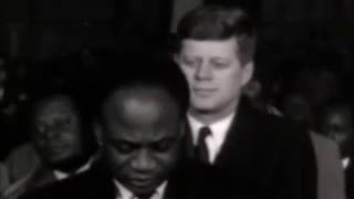 March 8 1961  President John F Kennedys Remarks of Welcome to President Nkrumah of Ghana [upl. by Allac767]