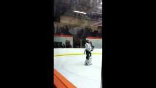 Farmington Hockey Goalie Scores On Himself And Flips Off Coaches Better Quality [upl. by Atterol]