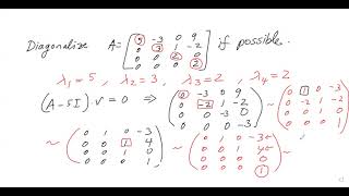 Diagonalize a 4x4 matrix [upl. by Emmeram]