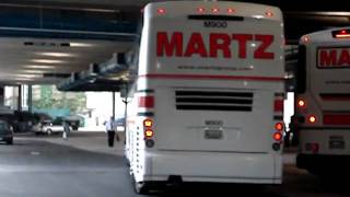 WILKESBARREINTERMODAL FACILITYMARTZ TRAILWAYS LCTA LOCAL BUSES [upl. by Sievert145]