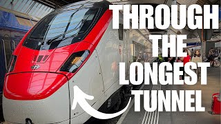 Swiss High Speed Train from Milan to Zurich  Gotthard Base Tunnel [upl. by Biegel97]