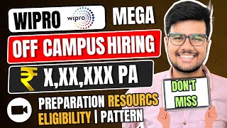 FINALLY Wipro Mega Hiring for Freshers Biggest Mass Hiring  Apply Now🔥 [upl. by Preston]