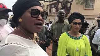 GAMBIA BANJUL MAYORESS ROHEY MALICK amp FIRST LADY FATOU BAH BARROW [upl. by Aidne]