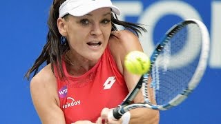 HD Agnieszka Radwanska vs Elina Svitolina Tokyo 2015 Highlights [upl. by Anemolif]