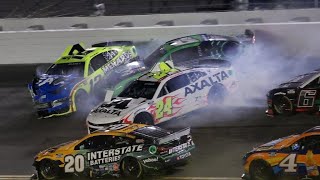 FINAL LAP Ryan Blaney repeats at Talladega wins by a nose amidst crash  NASCAR ON FOX HIGHLIGHTS [upl. by Eisse]