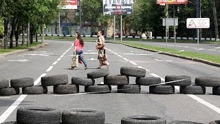 Ucraina è guerra a Donetsk [upl. by Weatherby]