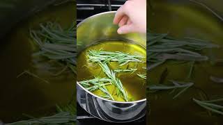 Rosemary Infused Olive Oil Recipe  Homebody Eats [upl. by Eanrahs]