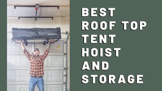 DIY Hoist System Rooftop Tents Kayaks Jeep Tops Ladders etc [upl. by Trudnak]