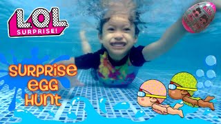 Aqilla Berenang Menjaring 12 LOL Surprise di Kolam Renang  Video Aqilla Kecil ♥ Aqillas Diary [upl. by Delphina]