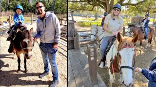 We Did All The Horse Things At Disneys Fort Wilderness  First Pony Ride Horseback Riding amp More [upl. by Mellisa]