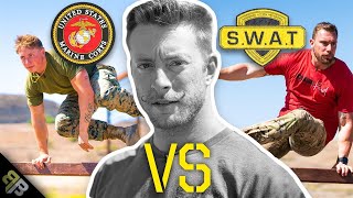 SWAT Operator vs US Marine Fitness BATTLE [upl. by Loretta]