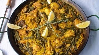 Receta Paella Valenciana la autentica receta de Valencia Loli Dominguez [upl. by Erehc347]