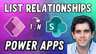 Mastering SharePoint List Relationships in Power Apps  Create Responsive Repeating Tables [upl. by Hendon]