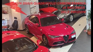 ALFA GIULIA QUADRIFOGLIO CARBONCERAMICA  LA MECCANICA DELLE EMOZIONI By OFFICINECARUSO [upl. by Acnairb]