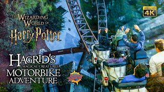 Hagrids Magical Creatures Motorbike Adventure Roller Coaster On Ride HD POV Islands of Adventure [upl. by Anec]