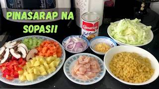 SOPAS  PINASARAP NA SOPAS  GAWIN ITO SA SOPAS PARA MAS LALONG SUMARAP  MACARONI SOUP [upl. by Boys]