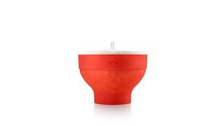 Lekue Collapsible Microwave Popcorn Maker [upl. by Mercie]