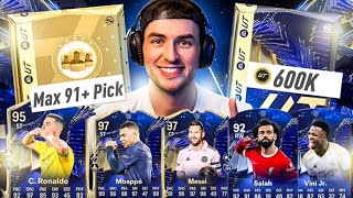 40 x 600K Elite TOTY Packs amp Max 91 Icon Picks [upl. by Lindsy]