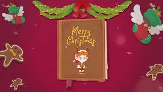 Christmas Storybook Reindeer🦌 English For Kids  AZ Words [upl. by Butterworth]