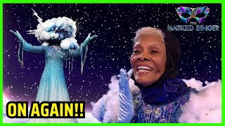 Dionne Warwick On the Masked Singer AGAIN  Masked Singer UK [upl. by Alesi]