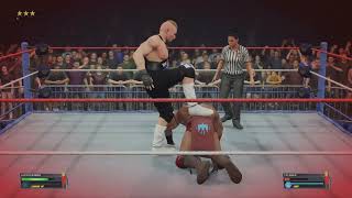 WWE 2K23Superstars August 93 European Champion Tatanka vs Ludvig Borga [upl. by Eiznik]