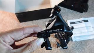 Shimano Ultegra BR R8000 Brakeset unboxing [upl. by Annoiek125]