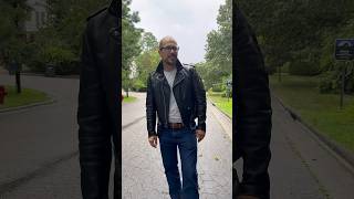 Schott Biker Jacket Pigeontree Belt Wrangler Jeans Wesco Boss Boots mensfashion [upl. by Neenad850]