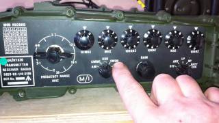 The Clansman PRC320  Plessey RT320 Military Manpack Transciever HD  M0VST [upl. by Adaline]