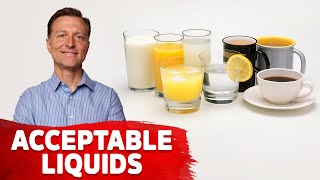 Acceptable Liquids During Fasting COMPLETE LIST [upl. by Etana]