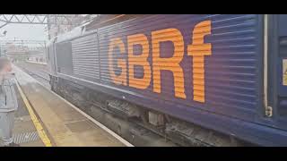 66780 tows 66302 through stratford on a DagenhamPeterborough maintenance move 27092024 [upl. by Chubb661]