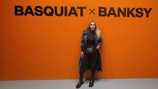 I went to the Basquiat x Banksy exhibit [upl. by Aramoiz340]