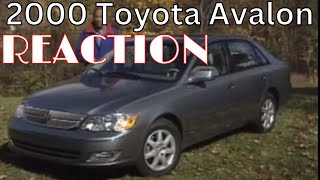 2000 Toyota Avalon Reaction Motorweek Retro Review [upl. by Alberic897]