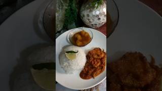 bangali simple lunch thalishorts youtubeshorts viralvideo [upl. by Dennison]