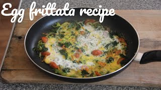 Easy Egg Frittata recipe [upl. by Tommi]