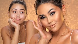 ULTIMATE BRONZE AND GLOWY MAKEUP TUTORIAL FOR BEGINNERS  Roxette Arisa [upl. by Benjie]