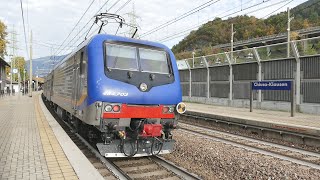 Der Bahnhof KlausenChiusa in Südtirol [upl. by Kaasi675]