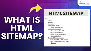 What is an HTML Sitemap amp How to Create HTML Sitemap  SEO Tutorial [upl. by Cloris]